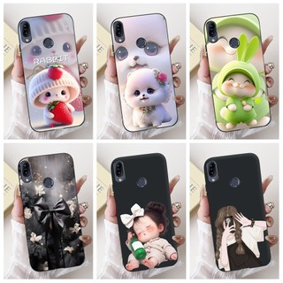 Dành Cho Asus Zenfone Max Pro (M1) ZB601KL ZB602KL Ốp Lưng Hoạt Hình Đáng Yêu Thỏ Bé Gái Mềm Cho Asus X00TD X00TDB X00TDA X00T