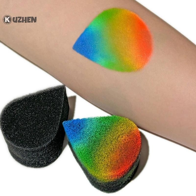 KUZHEN 10 Chiếc Mặt Sơn Bọt Biển Cánh Hoa Xốp Xốp Tranh Thủ Công Bộ Vẽ Tranh Cơ Thể HOT