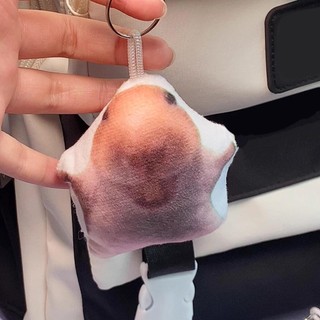 Hamster Móc Khóa Túi Mặt Dây Chuyền Cười Thiết Kế Giọng Nói Túi Charm Treo Trang Trí Ba Lô Phụ Kiện Cho Bé Trai Bé Gái antirtvn