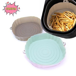 Pnpia Silicone Air Fryer Liner Pad Vuông Có Thể Tái Sử Dụng Nồi Chiên Không Khí Khay Nhiệt Thực Phẩm Nướng Boutique