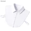 Cổ Giả Áo Len Trắng Đen Áo Sơ Mi Có Thể Tháo Rời Nữ Cotton Ve Áo Áo Top Nữ Quần Áo Phụ Kiện Boutique