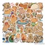 Set 50 Hình Dán Hình Dán Capybara Cute Stiker Meme Chống Thấm Nước Trang Trí Mũ Bảo Hiểm, Ván Trượt, Laptop, Vali, Sổ