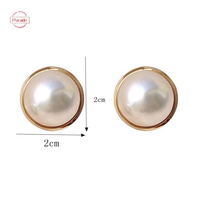 Diễu Hành Hàn Quốc Tròn Lớn Mô Phỏng Ngọc Trai Bông Tai Nữ 2021 Mới Cổ Điển Thanh Lịch Bông Tai Trang Sức Thời Trang VN