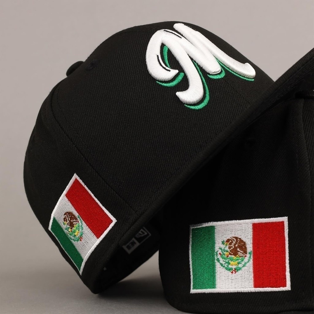 2024 Mũ bóng Mexico mới hoàn toàn đóng cửa thể thao ngoài trời thêu hip-hop không thể điều chỉnh 59fifty trang bị