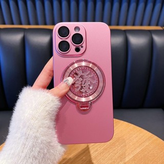 Giá đỡ con quay hồi chuyển PC mờ sang trọng cho iPhone16 15 14 13 12 11 Pro MAX IXS MAX XR XS 7 8 Plus Bảo vệ Camera chống sốc Vỏ cứng mờ