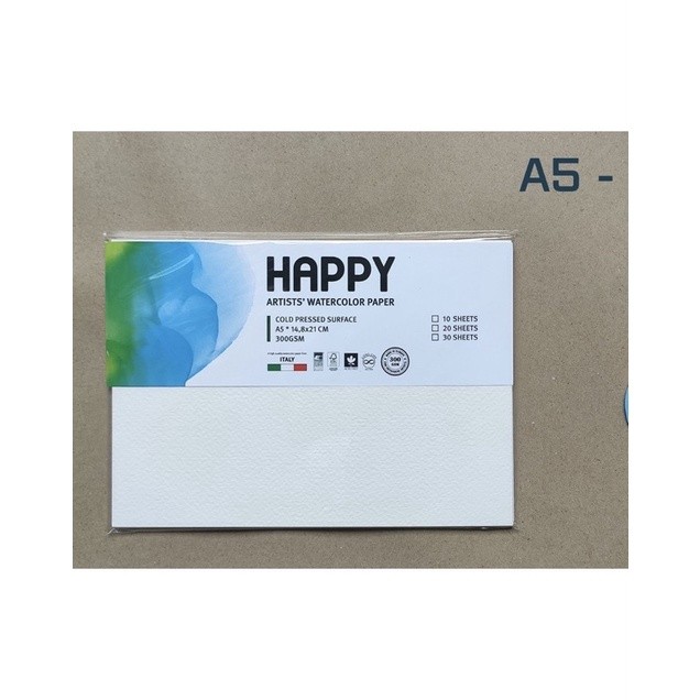 Giấy vẽ hạng hoạ sỹ HAPPY-300gsm.