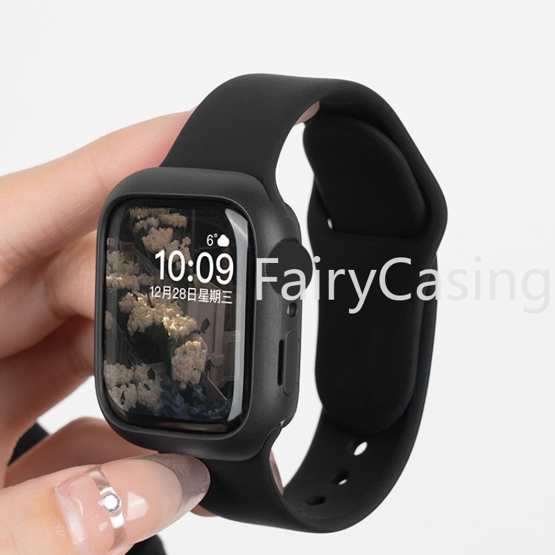 Ốp lưng silicon mềm trong suốt S11 S11 cho Apple Watch 46mm 42mm Series 10 9 8 7 6 SE 5 4 3 Bảo vệ cản trước cho iwatch Ultra 2 49mm 45mm 41mm 44mm 38 40mm