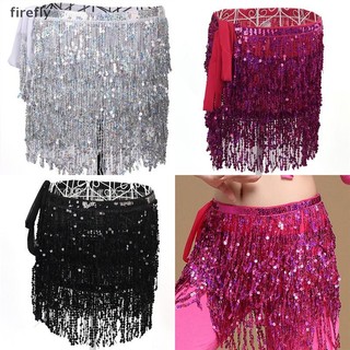 [Firefly] Trang phục khiêu vũ bụng Sequin sel Viền hông Khăn quàng cổ thắt lưng Váy quấn eo [VN]