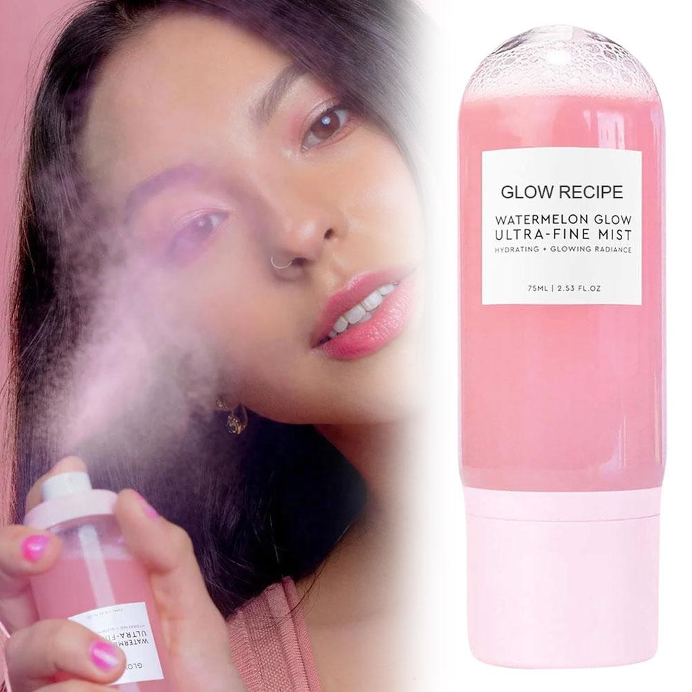 75ml Di Động Dưa Hấu Tự Nhiên Dưỡng Ẩm Sương Trang Điểm Nước Chăm Sóc Da Mặt Xịt Da C6w3