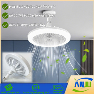 Quạt Trần Có Đèn LED Điều Khiển Từ Xa, 5 Cánh Quạt Làm Mát, 3 Chế Độ Sáng, Công Suất 36W