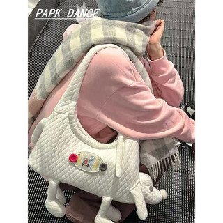 Bán chạy Thời trang Cloud Doll Túi đeo vai di động màu sắc tương phản Playful