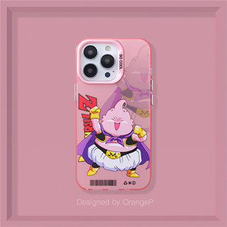 Anime Dragon Ball Majin Buu Pink Matte Phim Hoạt Hình Vui Nhộn Vỏ Điện Thoại Cho iPhone 17 16 15 14 13 Pro Max