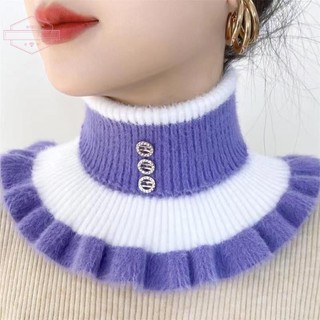 [BEA] Cổ Giả Nữ Bảo Vệ Cột Sống Cổ Tử Cung Khăn Ấm Áp Mùa Đông Đi Xe Đạp Dày Co Giãn Cổ Nhung VN