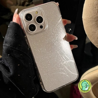 Vỏ lấp lánh sáng bóng cho iPhone 16E 16 Pro Max 16 15 14 Plus 13 12 11 Pro Max XR XS Max X 8 7 6 6s Plus SE3 SE2 + Ốp lưng sang trọng Vỏ điện thoại trong suốt mềm đơn giản dễ thương