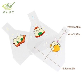 [MAO] 100 Chiếc Túi Đóng Gói Gạo Tam Giác Hoạt Hình Đáng Yêu Rong Biển Onigiri Sushi Làm Khuôn Dụng Cụ Bento Phụ Kiện VN