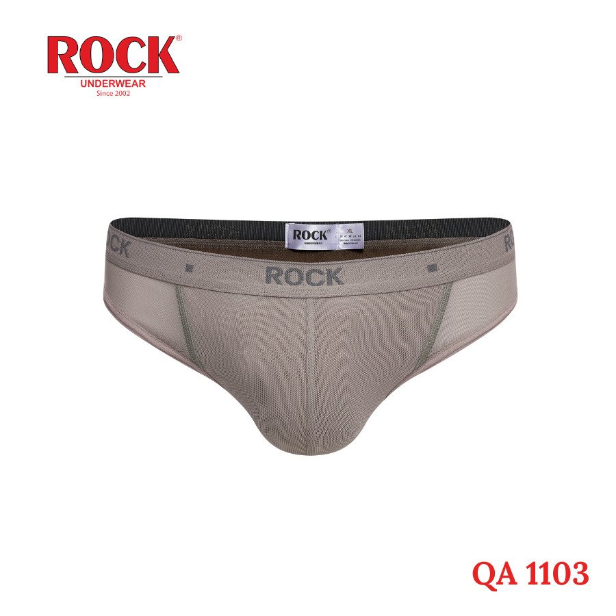 Quần lót nam bigsize cao cấp phối lưới  ROCK 1103 cotton 4 chiều thấm hút tốt, thoáng mát, không cấn
