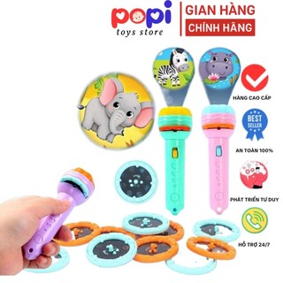 Đèn Pin Chiếu Hình Cho Bé – 80 Hình Ảnh 10 Chủ Đề Động Vật, Trái Cây, Phương Tiện Phát Triển Trí Tuệ Cho Bé