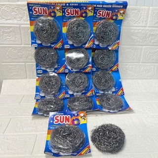 Bộ 5 Miếng Cước Chà Nồi Màu Xanh SUN – Bền, Sạch, Tiện Dụng Cho Mọi Căn Bếp