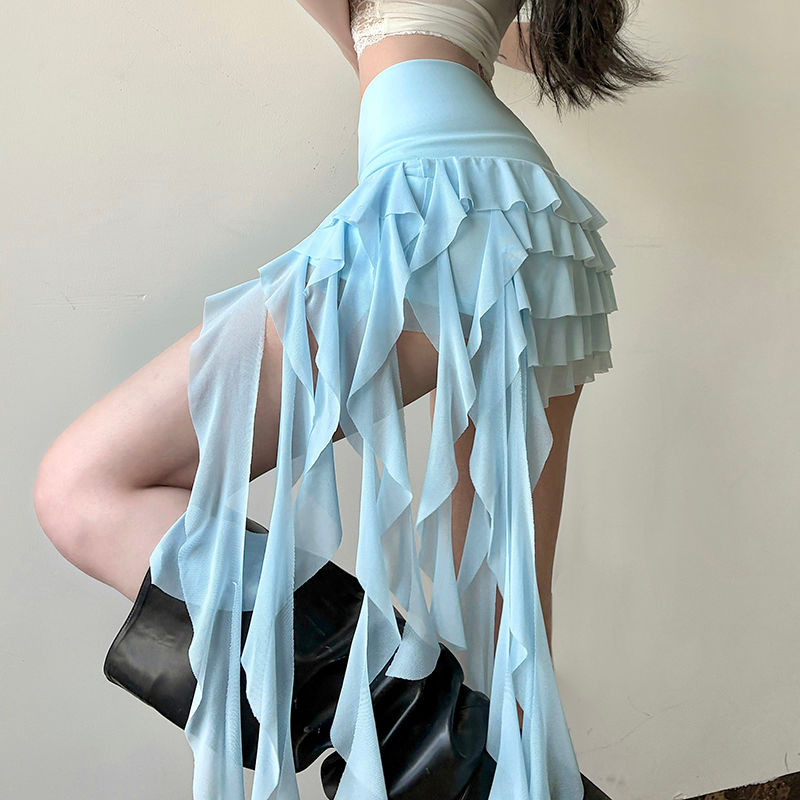 Váy Nữ Phong Cách Kỳ Nghỉ Ruffle Ruy Băng Niche Slim Ngắn | Shopee Việt Nam