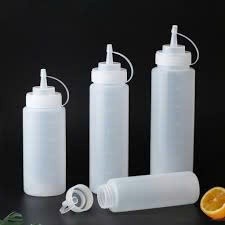 Bình Đựng Sốt (Nhựa) Dung Tích 360ml – 480ml – 680ml – 1000ml | Chống Tràn – Dễ Bóp – Tiện Lợi