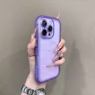 Ốp điện thoại di động chống rơi túi khí hình bầu dục sang trọng cho iPhone16 15 14 13 12 11 Pro MAX IXS MAX XR XS bảo vệ camera chống sốc chống rơi mặt sau mềm