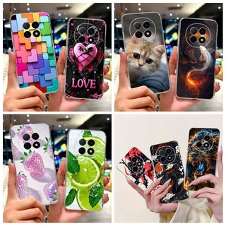 Dành Cho OPPO A5 Pro 5G Trung Quốc PKP110 Ốp Lưng Mới Hoạt Hình Dễ Thương Mèo May Mắn Cá Chép Rồng Silicon Mềm Cho OPPO F29 Pro CPH2705 Vỏ