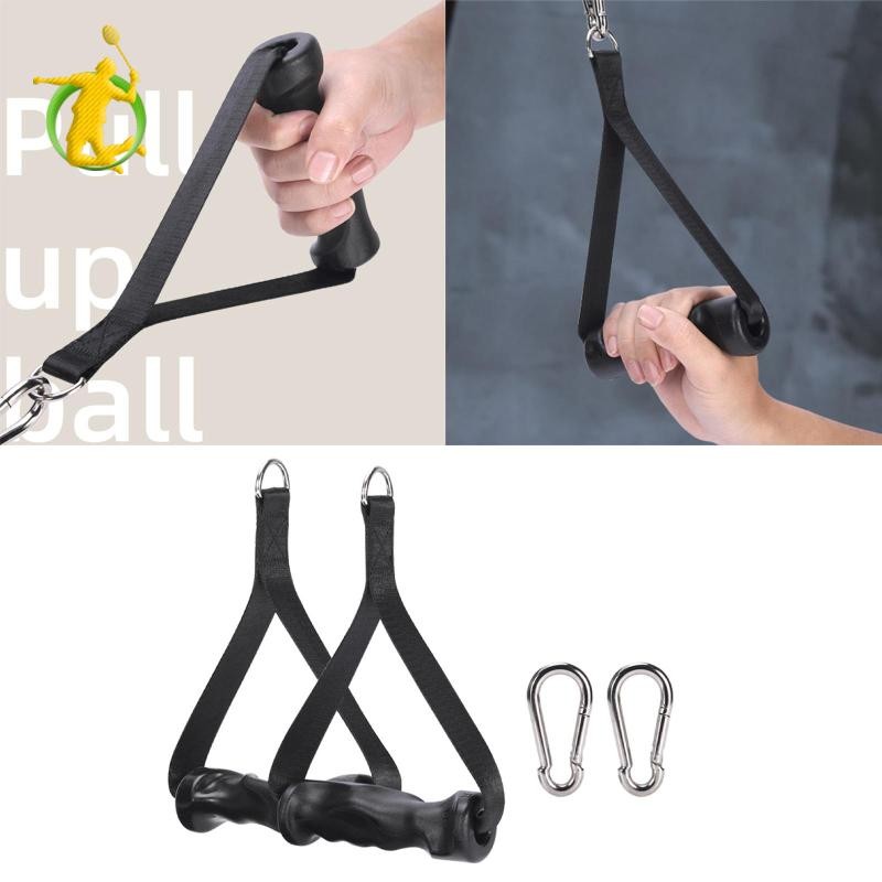 2x Tay cầm dây kháng lực Kẹp đính kèm để rèn luyện sức mạnh Tập luyện Yoga