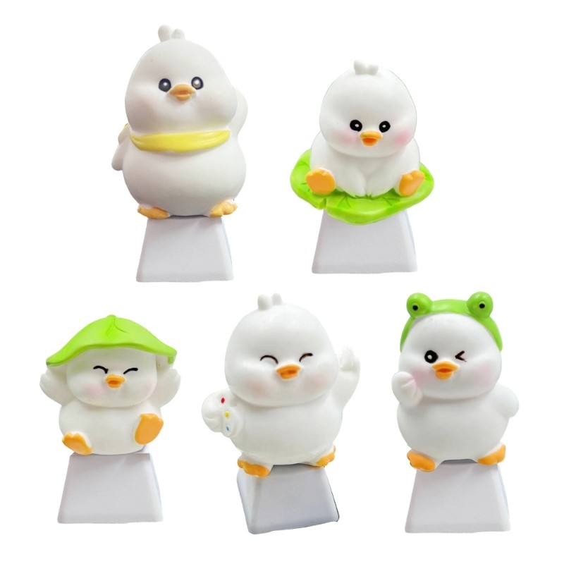 Btsg Playful Duck Keycap Oem Chiều cao dành cho người dùng bàn phím cơ ABS Keycap