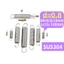 Lò xo căng thẳng inox 304 d = 0,8mm, OD6 / 8 / 10mm, L = 20 ~ 120mm lò xo căng thẳng có móc, áp dụng cho cửa nhà để xe, bunnings, máy may 【 XZM1 】