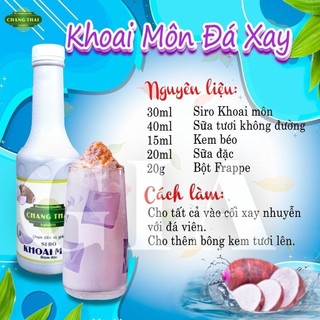 [Có sẵn] Siro chai nhựa Chang Thai 1L