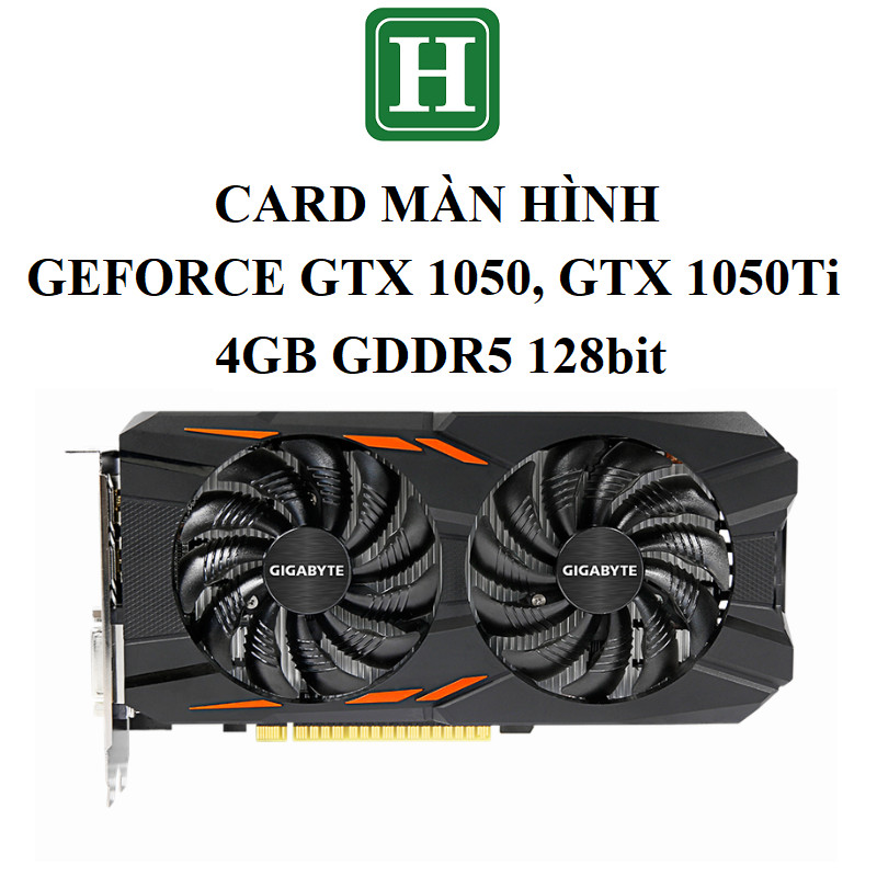 Card Màn Gigabyte Gtx 1050 Ti G1 Nvidia Geforce Gigabyte Windforce 1050 Ti  4gb Gigabyte Nvidia