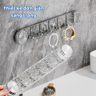 Móc Treo Tường Nhà Tắm Hút Chân Không ECO, Thanh Treo Đồ Đa Năng Tiện Lợi Dễ Sử Dụng