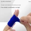 TOPTOOLCX 10 Chiếc Ngón Tay Cots, Tay Cầm Ngón Tay Co Giãn An Toàn Thể Thao, Nẹp Ngón Tay Cái Nẹp 10 Chiếc Băng Ngón Tay Co Giãn Nhiều Màu Hỗ Trợ Ngón Tay Bóng Chày