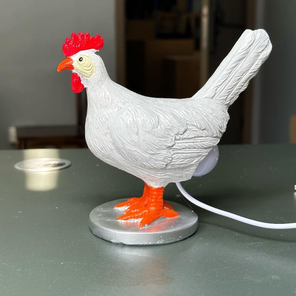 NORBORTO Hens Lay Trứng Đèn, Đèn LED Trứng Gà Động Vật, Tượng Vui Nhộn Sống Động Như Thật Đèn Ngủ Ngộ nghĩnh Trang Trí Nhà