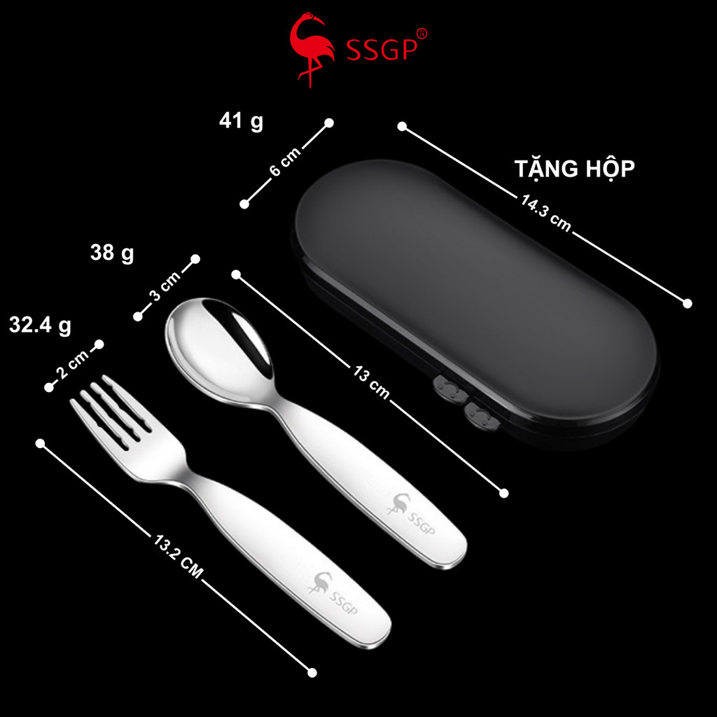 Muỗng ăn dặm cho bé tập ăn cao cấp SSGP - Thìa tập ăn Muỗng cho bé ăn dặm Muỗng silicon cho bé