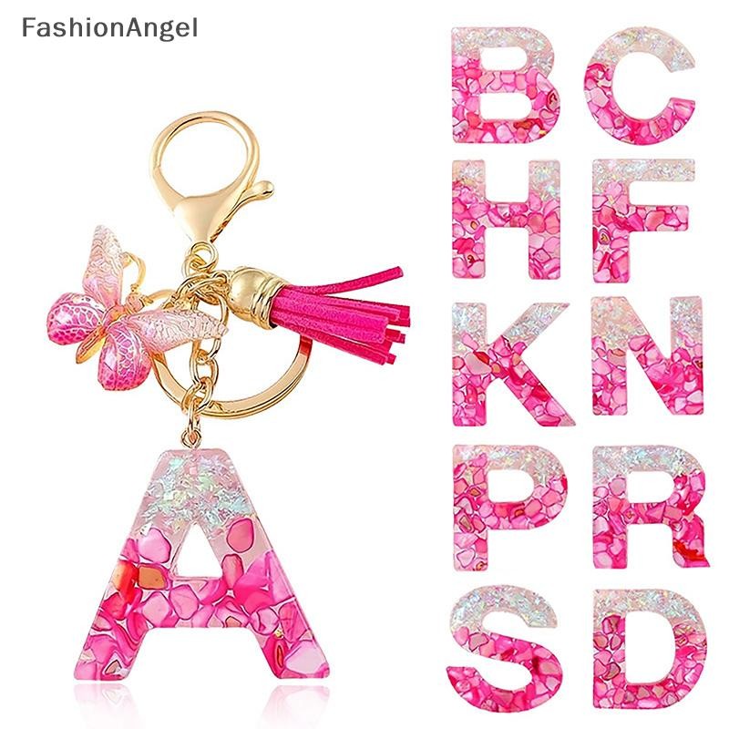 FashionAngel Thời Trang DIY A-Z Chữ Móc Khóa Kim Loại Pendent Nữ Chìa Khóa Xe Hơi Đơn Giản Tên Chìa Khóa Tiệc Quà Tặng Trang Sức VN
