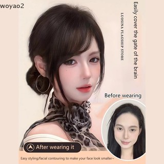 [woyao2] Tổng Hợp Slanted Air Bangs Tóc Giả Nổ Tự Nhiên Vô Hình Tóc Nối Dài Cho Bé Gái Tạo Kiểu Phụ Kiện Boutique