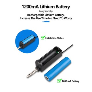 Micro không dây UHF Micro Karaoke năng động cầm tay kép có đầu thu sạc cho bữa tiệc cưới Câu lạc bộ nhà thờ