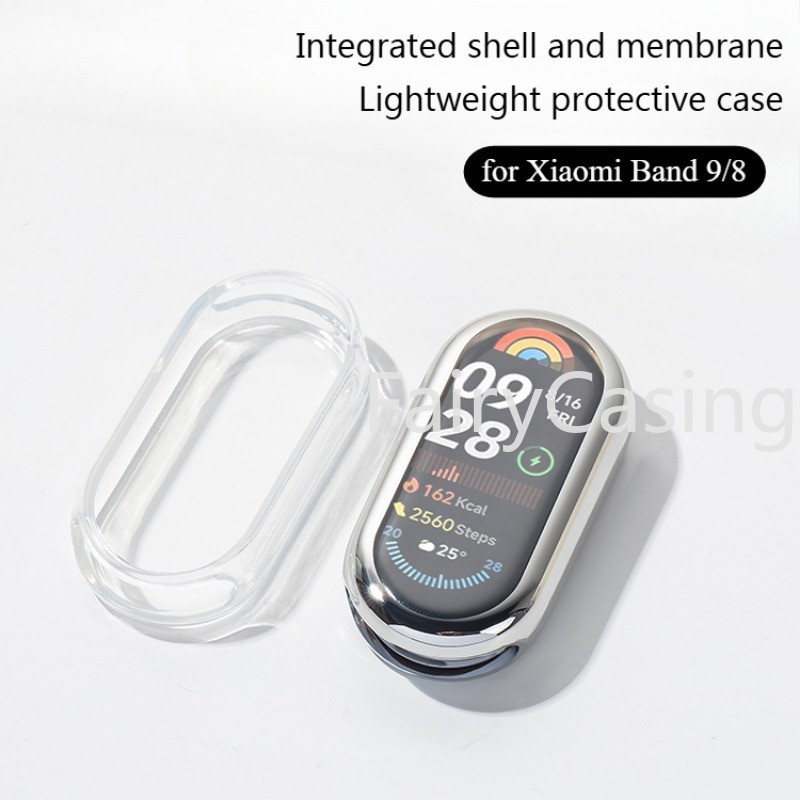 Vỏ bảo vệ cho Xiaomi Mi Band 10 8 9 NFC Bảo vệ màn hình TPU mềm Điều khiển cảm ứng nhạy cảm Miband 9 8 Phụ kiện