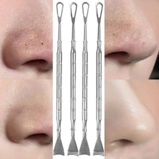 [Đến 3-5 ngày] 1 / 3 / 5 CÁI Dụng cụ làm sạch lỗ chân lông - Kim xỏ ngón mũi bằng thép không gỉ hai đầu - Kim loại loại bỏ mụn đầu đen mụn - Dụng cụ làm sạch sâu - Dụng cụ chăm sóc da mặt