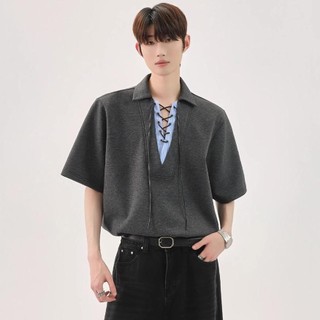 Áo sơ mi nam POLO tay ngắn thời trang và phổ biến thiết kế phong cách Hàn Quốc nhẹ nhàng phong cách sang trọng phong cách trung tính