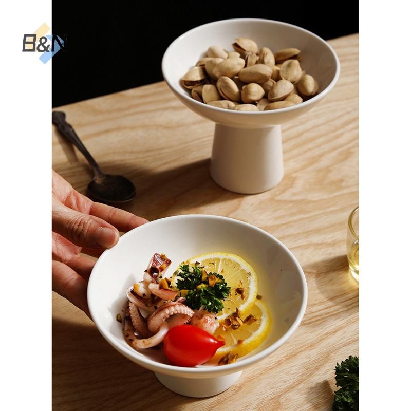 Bộ bát trái cây bằng gốm thanh lịch B & N - Cốc tráng miệng sành điệu, Bát kem và món ăn phục vụ để sử dụng tại nhà hàng và tại nhà.