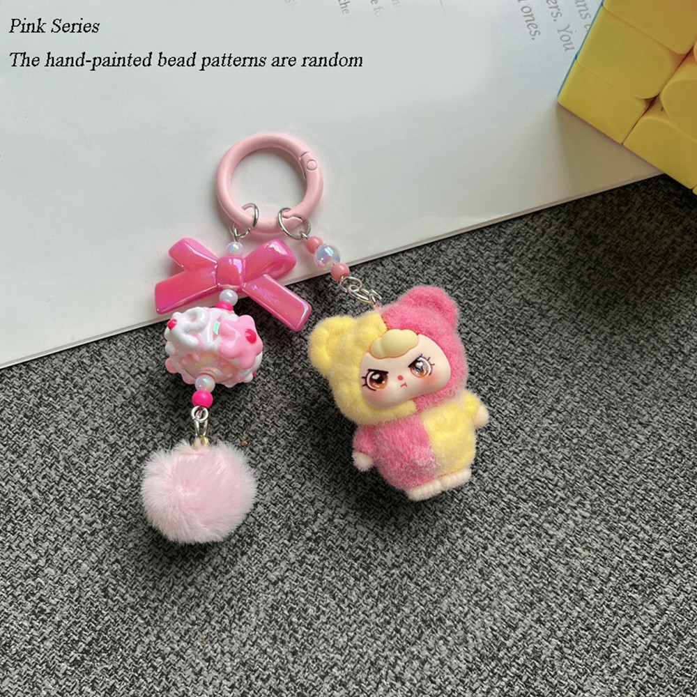 Mặt dây chuyền thời trang Màu sắc phù hợp với Babyba Móc khóa Búp bê đổ xô sáng tạo Búp bê DIY Handmade đầy màu sắc