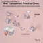 5 Cái Giá đỡ móng tay Acrylic Giá đỡ móng tay hình cờ vua DIY Thực hành huấn luyện từ tính Hiển thị Dụng cụ làm móng tay [vn]