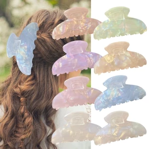 Treeling Eye Catching Blue Acetate Kẹp Tóc Móng Vuốt Kẹp Tóc Thời Trang Để Sử Dụng Hàng Ngày