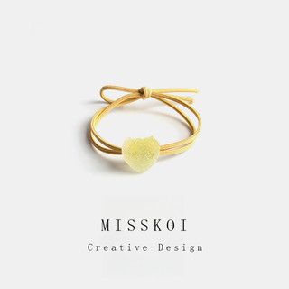 MISMEMO Phiên Bản Hàn Quốc ins Hair Rope Star Gummy Độc Đáo Tươi Dễ Thương Dây Buộc Tóc