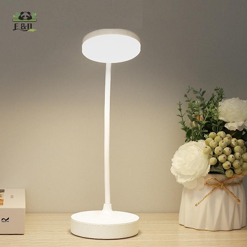 [Shnzdd] Đèn bàn LED 3 cấp độ có thể điều chỉnh độ sáng USB có thể sạc lại Đèn bàn cảm ứng di động Bảo vệ mắt cho phòng ngủ Đầu giường EMKK