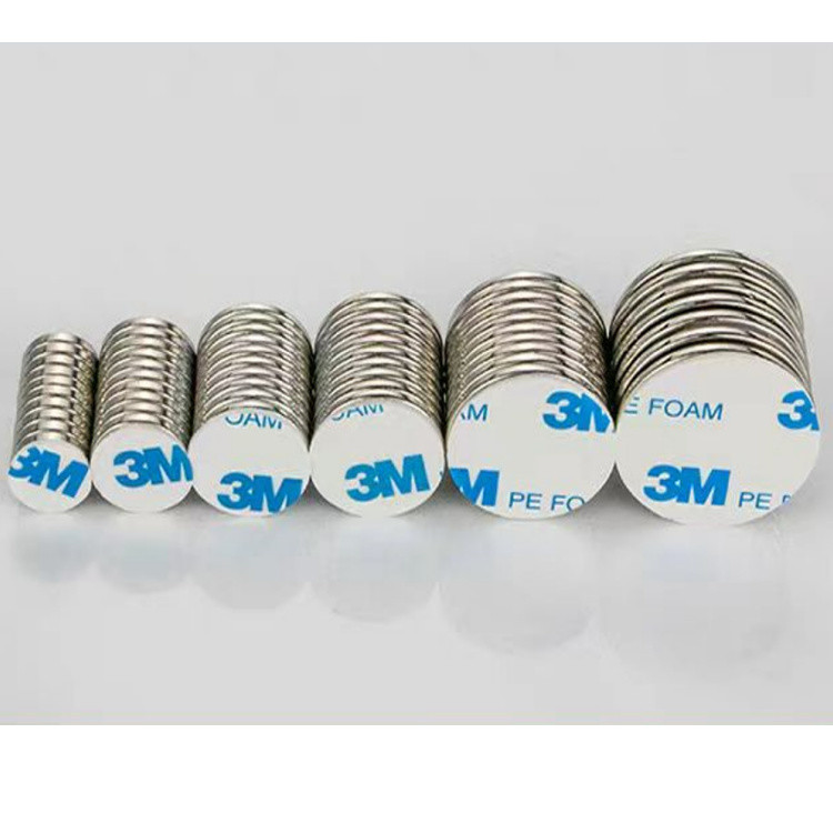 ✨10,00 Khen ngợi 3M Keo dán nam châm nhỏ tự dính Miếng dán nam châm tròn từ tính NdFeB nam châm Rubidium Nam châm đá từ tính Nhãn dán tủ lạnh 25.5.9
