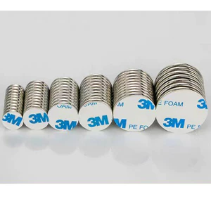 ✨10,00 Khen ngợi 3M Keo dán nam châm nhỏ tự dính Miếng dán nam châm tròn từ tính NdFeB nam châm Rubidium Nam châm đá từ tính Nhãn dán tủ lạnh 25.5.9