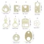 SA 100 Chiếc Chữ Thập Khâu Chỉ Sắp Xếp Flos Giọt Chủ Đề Sắp Xếp Để Thêu Và May Dụng Cụ Bảo Quản